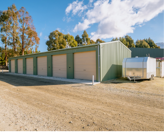 Caravan storage unit - Wide Span Sheds